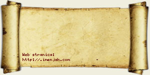 Vesna Stojaković vizit kartica